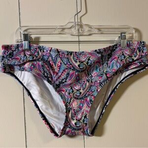 NWOT Paisley Print Bikini Bottoms